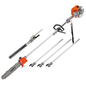 MTM 62cc Long Reach Pole Saw and Hedge Trimmer