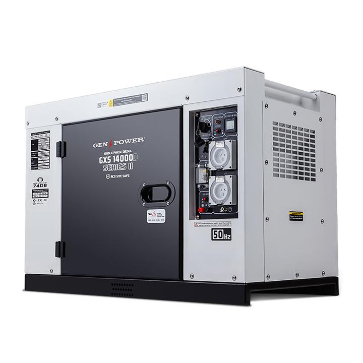GENPOWER 8.4kW Peak 6kW Rated Single Phase Commercial Diesel Generator