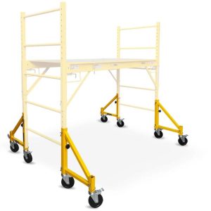 PRE-ORDER Baumr-AG Outrigger Wheel Set for Adjustable Mobile Scaffolding
