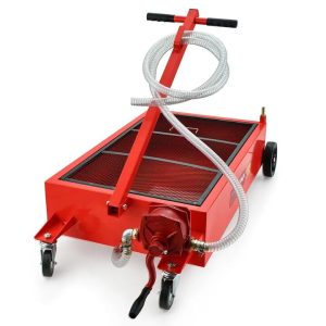 T-REX 76L Low Level Mobile Truck Waste Oil Fluid Drainer Pan