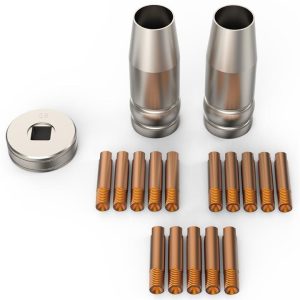 ROSSI 18pc Welding Consumables Kit to Suit MIG/MAG 14-15AK Torch