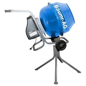 BAUMR-AG 140L Portable Cement Concrete Mixer with Pedestal Stand