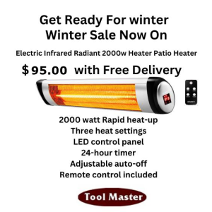 Devanti 2000W Electric Strip Heater